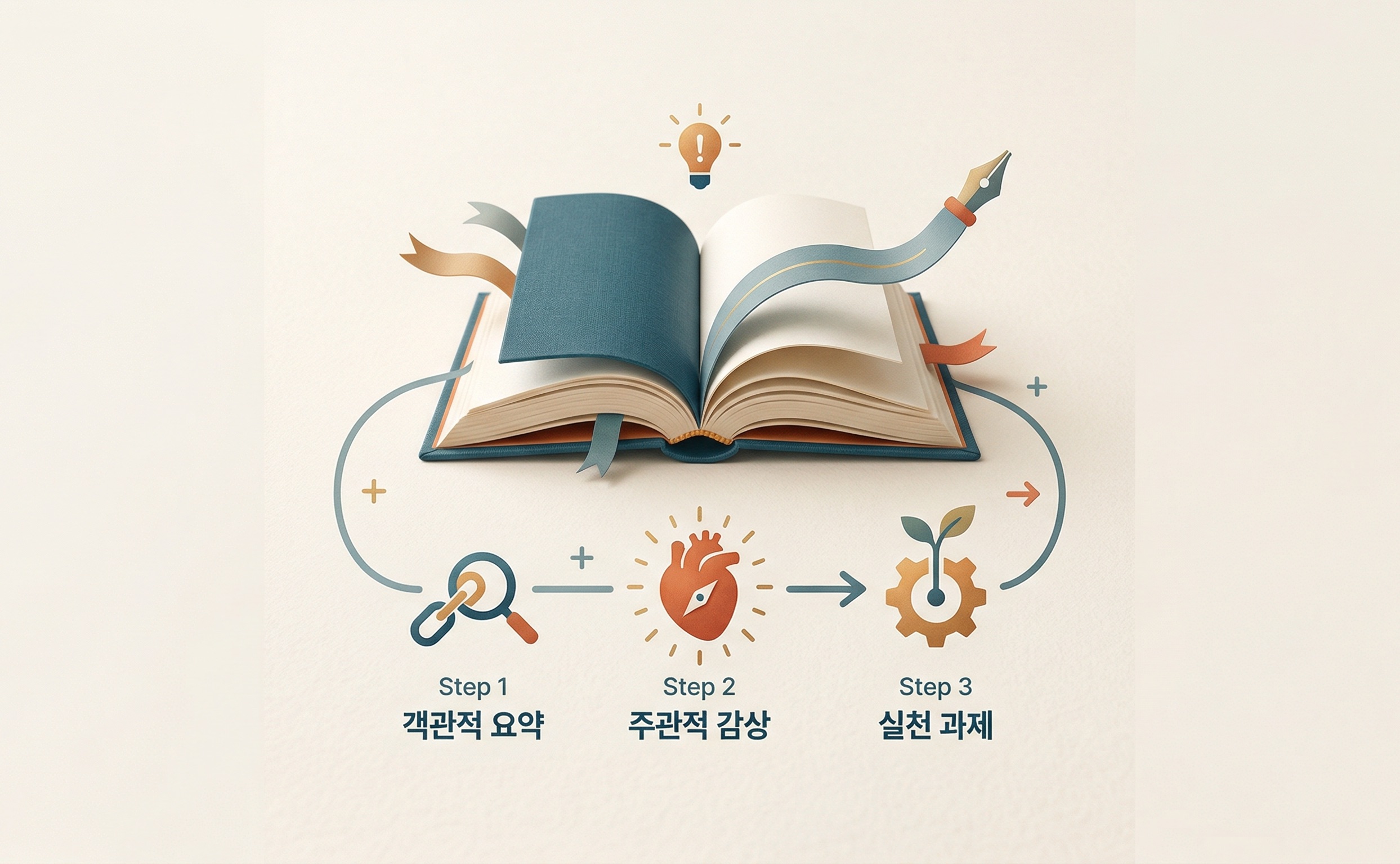 독후감 쓰기가 막막할 때 활용하는 '3단계 리뷰 작성 템플릿'