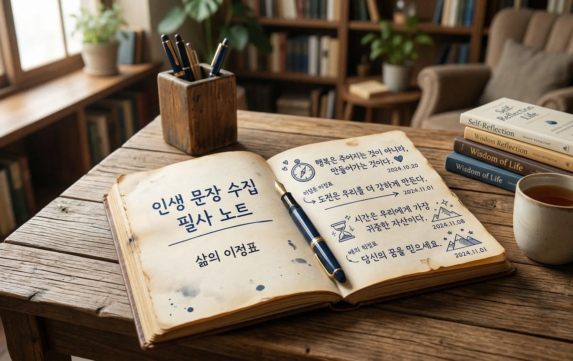 인생 문장 수집하기: 삶의 이정표가 되어준 문장 필사 노트